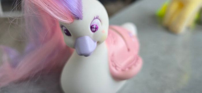 Baby Belle Princess Swan Tonka Keypers same era as MLP G1 not My Little Pony
