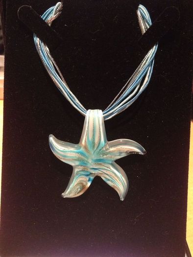 Glass Pendant Necklace