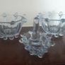 vintage glass dressing table set Image 3