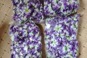 purple faux flowers bundle wholesale