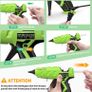 Hot Glue Gun, 60/100W Dual Power High Temp Heating Glue Gun Kit with 20pcs Glue Sticks, No Drip and Leakage Design, Electric Glue Gun for DIY, Arts, Crafts, Quick Home Repairs, Sealing (FREE POATAGE) Image 2