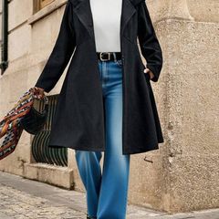 BNWT Beautiful Black Coat size 20 - very flattering design