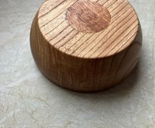 Turned wooden bowls