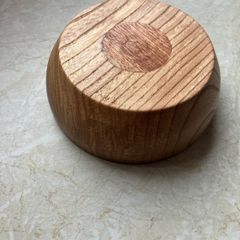 Turned wooden bowls