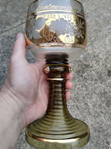 1971 Vinevest presentation guilded goblet