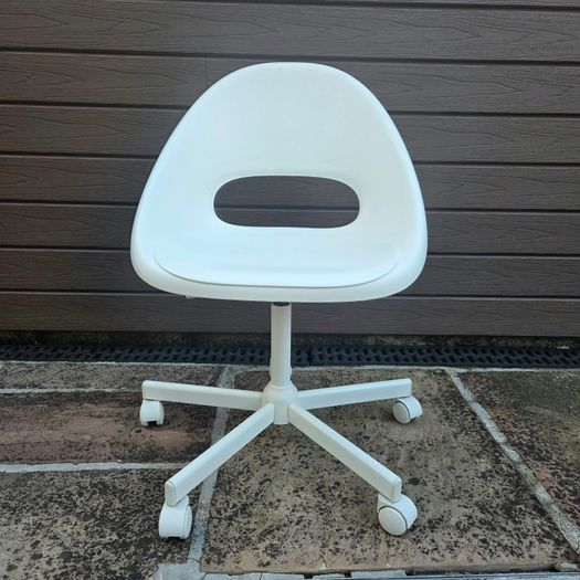 White Swivel Chair