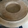 New XL solid washed wood and glass centre piece or hurricane vase Image 7