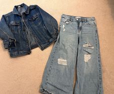 girl jean set