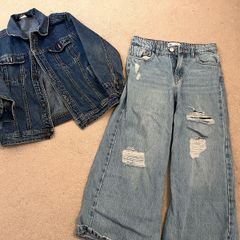 girl jean set