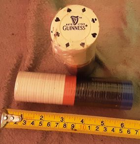 Guinness poker chip's