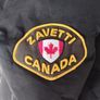 Zavetti Canada Girls Padded Hooded Bomber (Black) Image 4