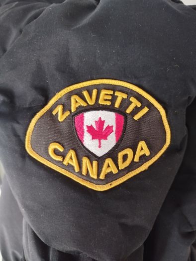 Zavetti Canada Girls Padded Hooded Bomber (Black)