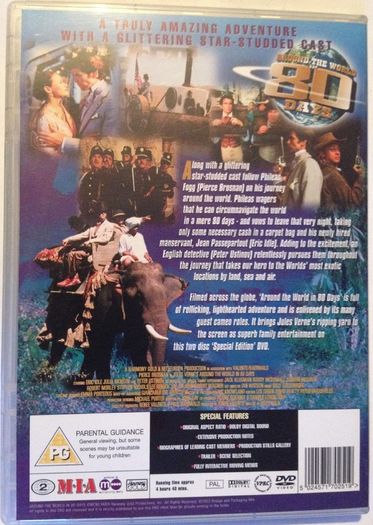 Around The World In 80 Days (1989 Miniseries) Pierce Brosnan [DVD TV Boxsets]