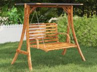 main image for ad Swing Frame with Anthracite Roof Spruce Wood with Teak Finish