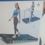Treadmill for home with 33OlBS capacity 2 75 HP upgraded portable under desk running machine  with  magnet. REMOTE CONTROL,LED REPLAY. COLOUR BLACK-BLUE .HARDLY USED BOUGHT FEW  MONTHS AGO. Image 3