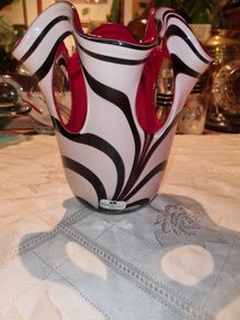 Newgrange Living Red Zebra Vase
