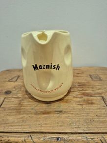 whiskey water jug, Macknish scotch whiskey