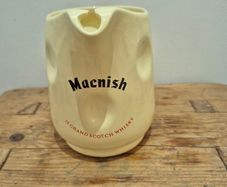 whiskey water jug, Macknish scotch whiskey