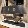 Reclaimed wood table lamp Image 2