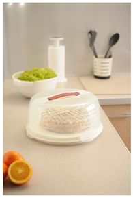 Cake Container - Curver Round Cake Box White
