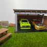 1:64 scale garage building for Hotwheels/Matchbox Image 5