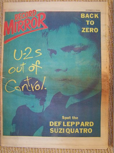 Early U2 Interest Inkies (Ephemera Collection of UK Music Newspapers)