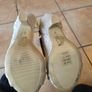 Ruby Shoo Ivory Cream Satin Bow Heels UK 3 EU 36 Worn Once Image 3