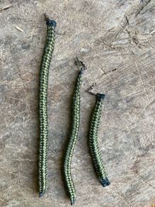 3 assorted  sized wriggle weights for salmon & trout fishingwriggle weights for salmon and trout fishing