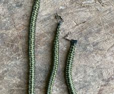 3 assorted  sized wriggle weights for salmon & trout fishingwriggle weights for salmon and trout fishing