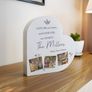 Personalised Photo Upload Grey Heart Ornament Image 2
