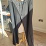 black bootleg trousers Image 3