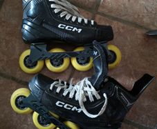 Full set of inline/roller hockey gear
