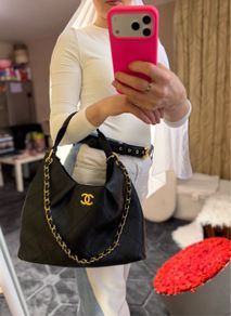 Chanel - style leather bag