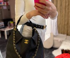 Chanel - style leather bag