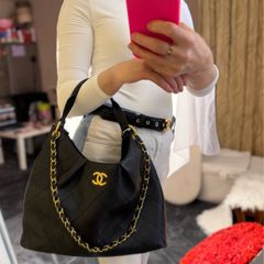 Chanel - style leather bag