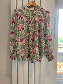 Fabienne Chapot floral blouse (French size 38)
