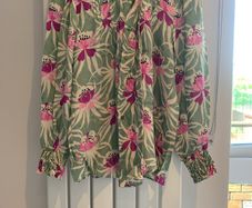 Fabienne Chapot floral blouse (French size 38)