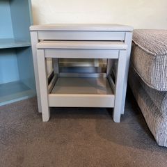 Grey nesting side tables