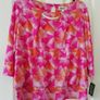 Gerard 3/4 sleeve bar dressy top pink size 18 NEW with tags Image 4