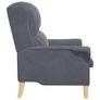 Armchair Dark Grey Velvet Image 5