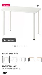 IKEA white table