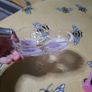heavy glass heart dish Image 4