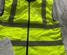 Set of 3 High Visibility Safety Vests Brand New