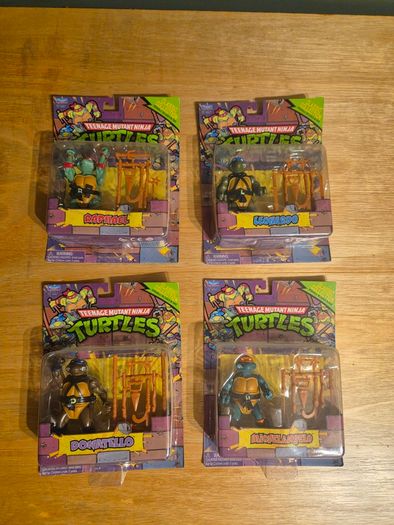 TMNT Ninja Turtles Classic Collection 2013 Complete Set of 4 Sealed Playmates