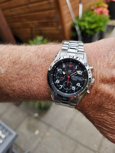 Watch Seiko Military Chronograph. Quartz
