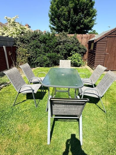 Garden table and chairs