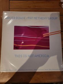 David Bowie and Pat Metheny Group This Is Not America 12 Inch Single