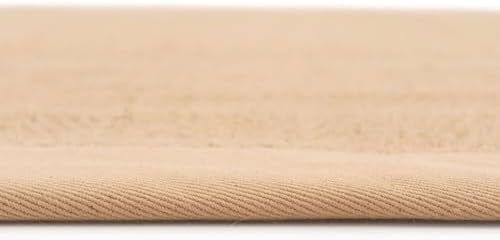 Natural Sustainable Beige Cotton Border Herringbone Jute Area Rug Soft Durable Flatweave Mat Sisal Living Room Entrance Kitchen Hallway Carpet Rugs 160cm x 230cm