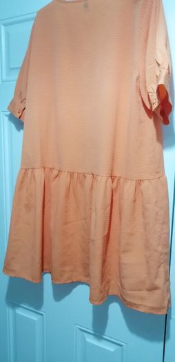 Shift dress orange in colour darker than photo size 16