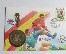 Spain USA WORLD CUP 1994 Coin Cover Vintage